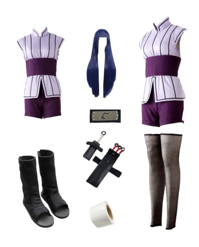 Costume de Cosplay Hinata Hyuga - L'Ensemble Complet de Qualité