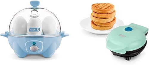 Miniatura 42 de DASH Olla eléctrica rápida para huevos + mini plancha eléctrica, cocina huevos, panqueques y más