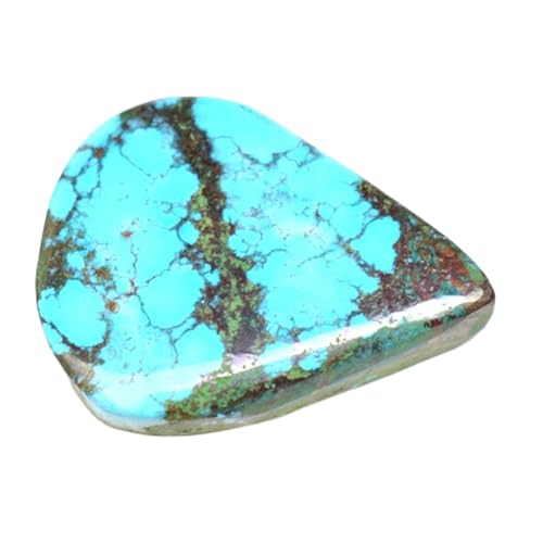 Pierre turquoise naturelle en poire pour sertir vos bagues et pendentifs DIY