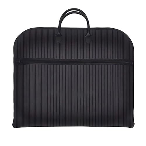SHIWEICHI Extra Large Garment Bag for Suits 43x24 Inches - Waterproof Oxford Travel Suit Bag, Foldable Hanging Clothes Bag for Business Trip, Wedding, Airplane (Black)