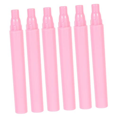 OSOLADY 6Pcs Silicone Lip Brush Lipstick Applicators for Lip Gloss Lip Mask Portable Makeup Tool for Travel for Professional Home Use Chic Design with