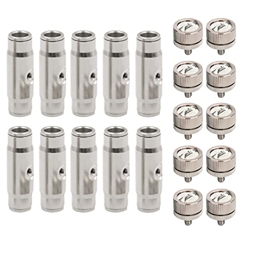 boquillas de atomización, Boquilla nebulizadora de ventilador de baja presión con conector rápido de 0,5 mm for tuberías de 1/4 a 3/8 pulgadas (10 unidades)(For 3/8