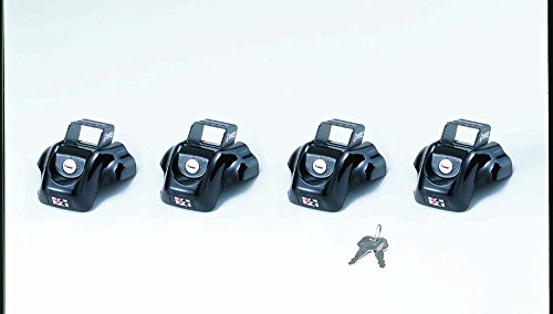 INNO IN-TR Base Stays for Specialized Factory Tracks, Side Rails, and Fixed Points - Set of 4 (Black)