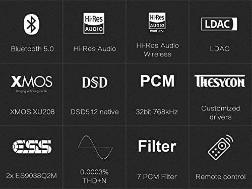 Topping D50S DAC Hi-Res (Noir)