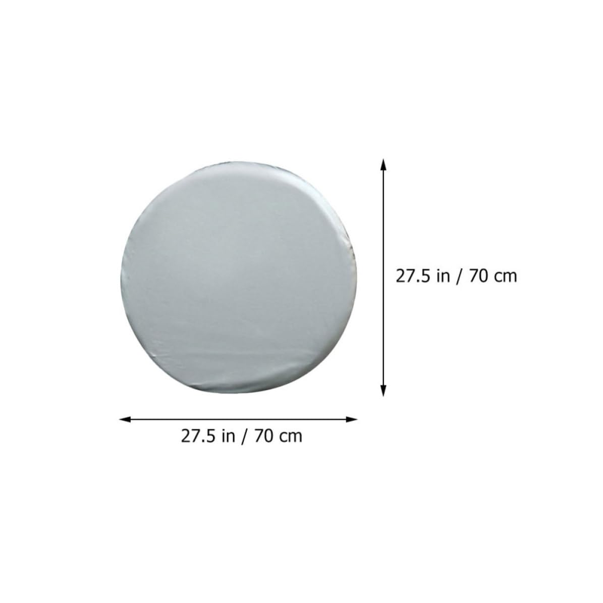 Protector de Llantas Resistente de Tela Oxford Plata 4 Fundas para Rueda para autocaravanas y caravanas 27-29 Pulgadas
