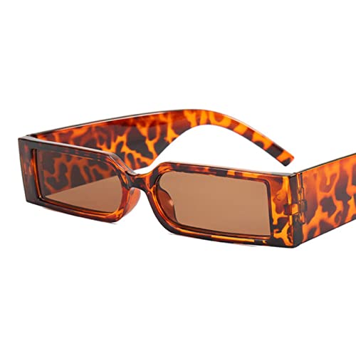 JIJIBA Luxury Rectangle Fashion Sunglasses – Leopard