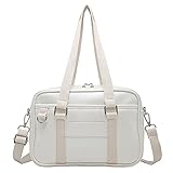 Interne Schicht: Öffnen Sie den oberen Reißverschluss und greifen Sie auf die Hauptschicht zu. Im Inneren befindet sich eine Innenschicht. Die Handtasche im japanischen Stil bietet Platz für Spielzeug, Kosmetika, Bücher, Mobiltelefone, Geldbörsen, Münzen oder alles, was Sie tragen müssen.