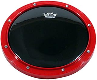 Remo RT-0010-58 25,4 cm czerwona podkładka do ćwiczeń z ambasadorem hebanowym perkusyjnym