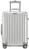 rimowa aluminium cabin trolley Die großen Räder des Multiwheel-Systems in Verbindung mit dem stufenlosen Teleskopgriffsystem sorgen für müheloses und extrem leichtgängiges Handling, auch auf unebenem Boden