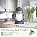 Candle Warmers Etc Hurricane Candle Warmer Lantern for Top-Down Candle Melting, Black