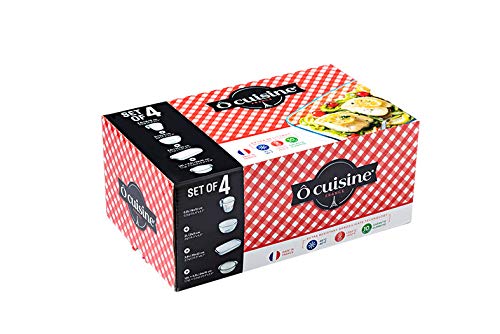 Pyrex Ôcuisine 333SA95 Cook & Store-Cooking Esentials Value Pack-Set of 4, One Size Clear