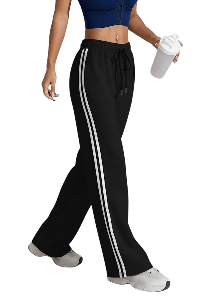 dockstreet Track Pant for Women || Baggy Fit || Track Pants || Full Elastic Jogger Track Pant ||-picture-34