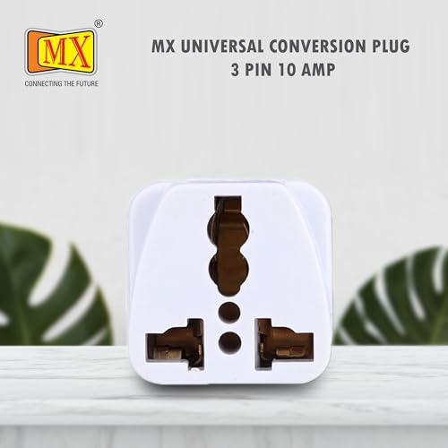 Image of MX India to Australia Plug Adapter - Type I Travel Conversion Plug for Australia, New Zealand, China & More - Converts Indian Plug for Laptops, Cameras, Chargers - 2 Pack