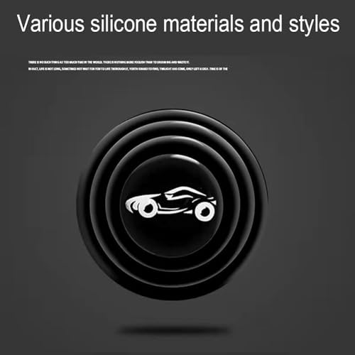 Image of Set of 12 Shock Absorber Rubber Protective Pads - Car Door Accessories Compatible with Enhanced Scorpio, Thar, XUV 300, 400, 700, Bolero, Marazzo, Kuv 100