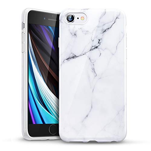 ESR iPhone 8 Case, iPhone 8 Marble Case, Slim Soft Flexible TPU Marble Pattern Cover for The iPhone 8/7(White Sierra)