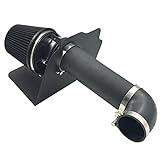 4-Inch Cold Air Intake Kit with Heat Shield + Filter Compatible for Dodge Magnum 2005-2008 ; Charger 2006-2010; Challenger 2008-2010; Chrysler 300 2005-2010 5.7L 6.1L V8 (Black Tube & Black Filter)