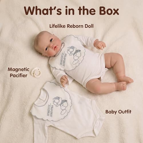 Muñeco Bebé Reborn Kawayii 24 Pulgadas Realista miniatura 7