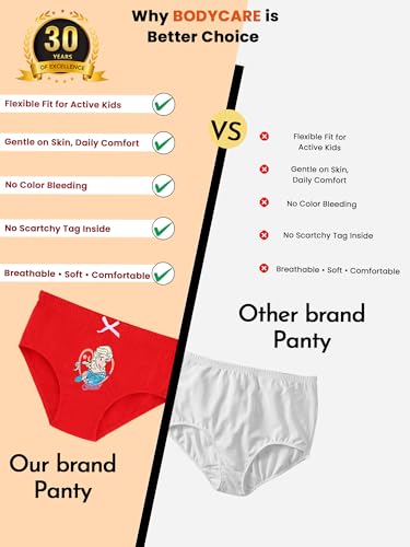 Image of Kids Frozen Girls Printed Panty Ultrasoft Underwear 100% Cotton Soft Comfortable | Skin Friendly | Innerwear Pack of 5-Assorted (KIA9105A-PK001) (Color & Print May Vary)