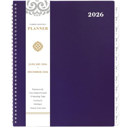 2026 Monthly Planner - Planner/Calendar 2026, JAN 2026 - DEC