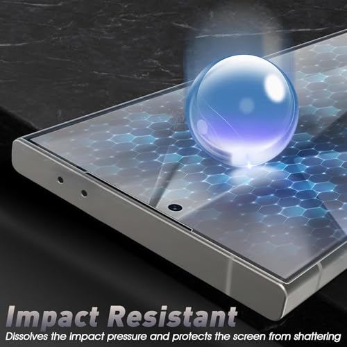 Image of SHILD Silicone-(2 Pack Full Screen Protector Guard For Samsung S25 Ultra Perfect-Fits Design(6.8-inch Screen Size)|Transparent Screen Guard For Galaxy S25 Ultra-Fingerprint Support /S PEN Compatible /HD