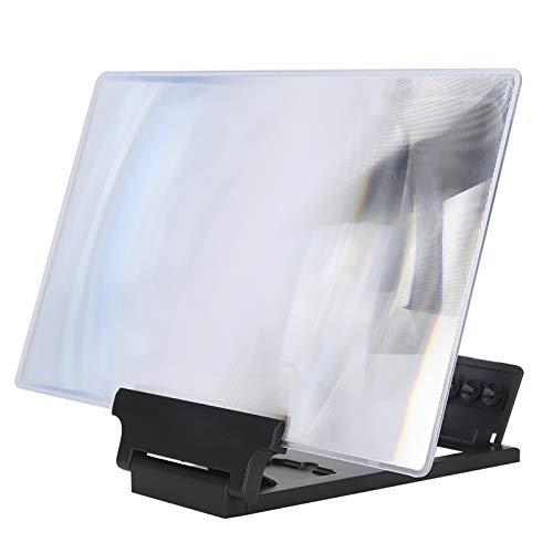 Estink F6 tragbarer Falttelefon-Displayverstärker, hochauflösender Acrylglas-Videovergrößerungshalter, Bequeme Aufbewahrung, perfekte Kompatibilität mit Allen Smartphones