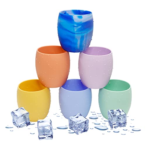 QLINDGK 2 bandejas de silicona para cubitos de hielo, cubo de silicona para hacer cubitos de hielo, bandejas de hielo cilíndricas, para whisky congelado, cóctel, bebidas no alcohólicas Cover