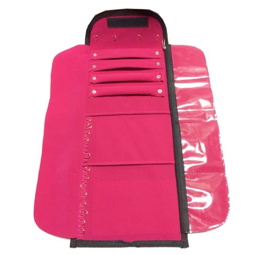 Mostruário estojo para jóias grande para organização em veludo rosa (Rosa)