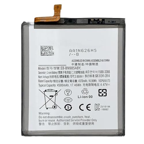 OnlyTech   Batería de repuesto para Samsung Galaxy Note 20 Ultra/Note 20 Ultra 5G SM N986 4500 mAh, calidad idéntica a EB BN985ABY