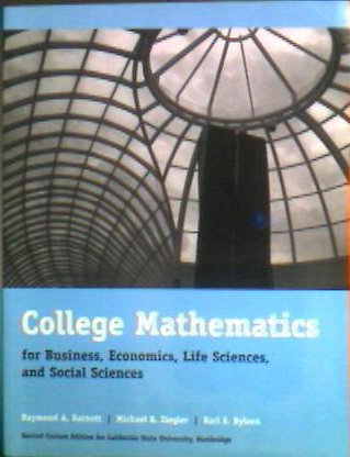 College Mathematics for Business, Economics, Li... 0536444080 Book Cover