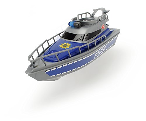 Preisvergleich Produktbild Dickie Toys 203714004 - Police Boat, batteriebetriebenes Polizeiboot, 23 cm