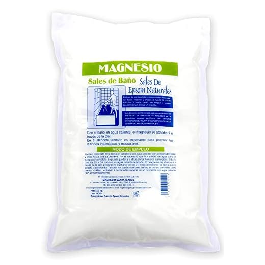 MSI Sales De Epsom Naturales Santa Isabel Del Antiguo Balneario Del Yacimiento De La Higuera. Baño Y Cuidado Personal., Blanco, 2,5kg