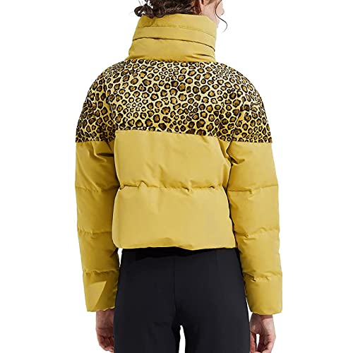 Fannyouth Womens Casual Puffer Jacket Long Sleeve Full Zip Black Padded Winter Coat #Pay221117- *409-Christmas Decorations #TOP2