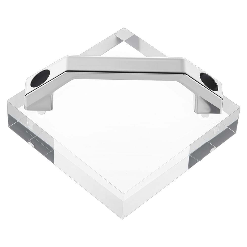 BENECREAT Blocco di Raffreddamento Acrilico per Vinile con Maniglia, Accessori per Pressa A Caldo per Carta Termoadesiva In Vinile per Magliette, 10x10x5.6cm
