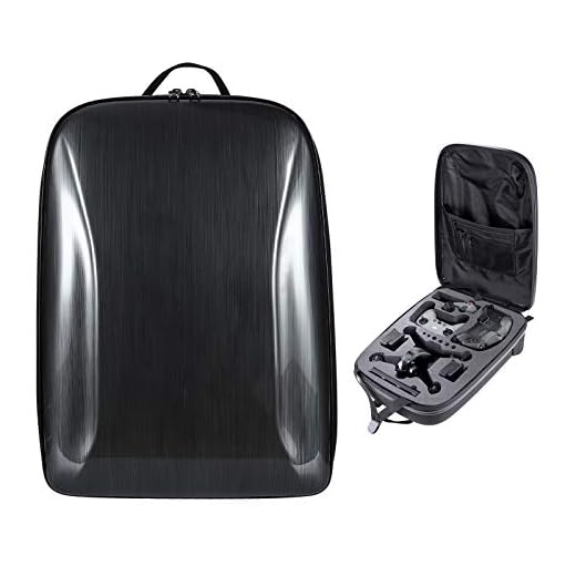 XTON Portable Hard Case Backpack for DJI FPV Drone, Waterproof Shockproof Storage Carrying Bag for DJI FPV Combo Drone, Goggles V2, Remote Controller 2, Motion Controller, Battery & Accessories