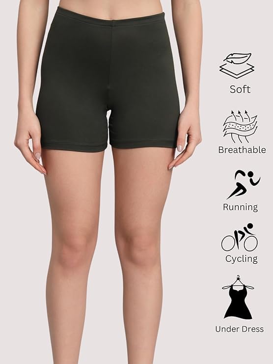 Image of Women's Workout Yoga Athletic Running Dance Gym Shorts High Waist Cheerleader Volleyball Short Pants Black