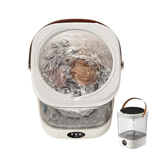 Lavadora portátil – 3 velocidades 12 l para ropa interior – Lavadora portátil – Diseñado para lavar calcetines y toallas de sujetador