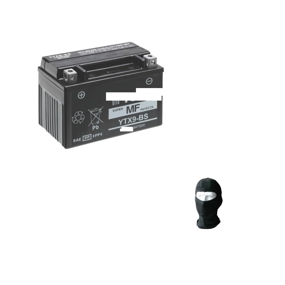 Batteria Moto Yuasa YTX9-BS Per Suzuki Bandit 650 2005-2012 - Ricambio Originale, 12V, 8 Ah