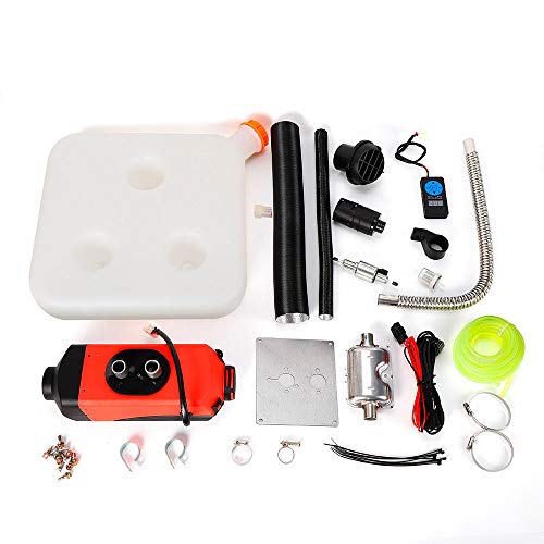 SHIOUCY Diesel verwarming 12 V, 5/2 kW staande verwarming Air Diesel heater staande verwarming, diesel staande verwarming met afstandsbediening, LCD staande verwarming, diesel, dieselverwarming (2 KW)