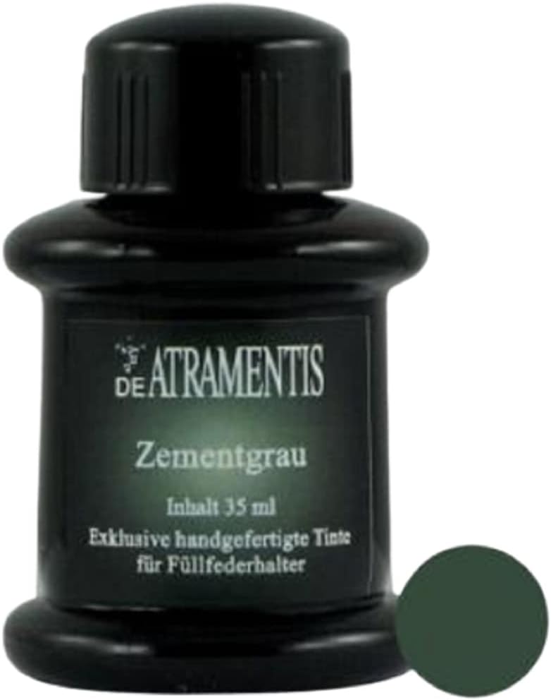 Cement Grey Premium Fountain Pen Bottled Ink by De Atramentis