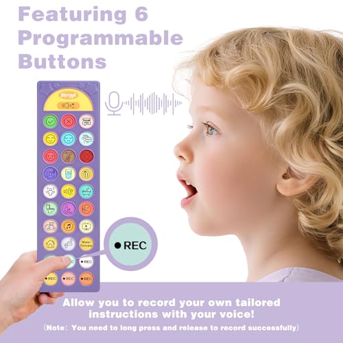 AAC Device for Autism, Joyreal Non Verbal Communication Tools for Speech Therapy & Stroke Rehab. Autism Talking Aids with 6 Programmable Buttons & Adjustable Volume, Autism Toys for Kids and Adults - Image 4
