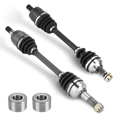 Chabushi CV AXLE Front Left & Right Assembly & Wheel Bearing Set for Honda TRX500 Foreman 500 / Foreman Rubicon 500 2014 2015 2016 2017 2018 2019, Drive Half Shaft Replacement for 44220-HR3-A21