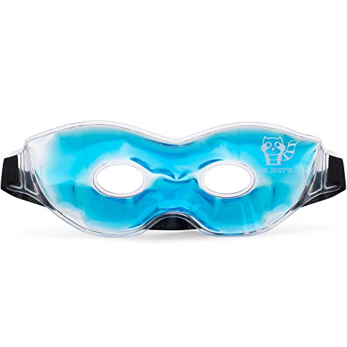 Lil Joey's Gel Eye Mask | Adjustable Strap | The Cold Gel Reduces Dry, Puffy and Swollen Eyes | Cooling Gel Relieves Dark Circles, Fever, Headaches and Migraines |