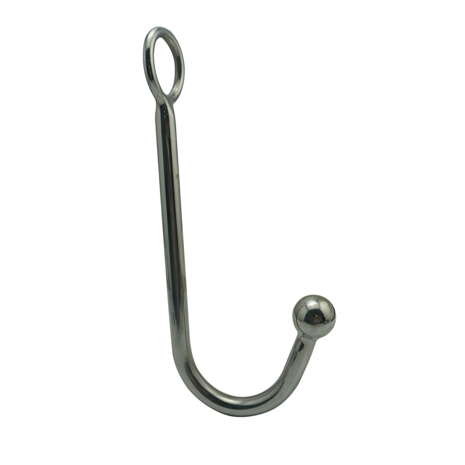 Plug anale in metallo Gancio anale in metallo in acciaio inossidabile con foro a sfera Butt plug Masturbatore Macchina del sesso Giocattoli del sesso per uomo Tappi per allenamento di testa Giocattoli