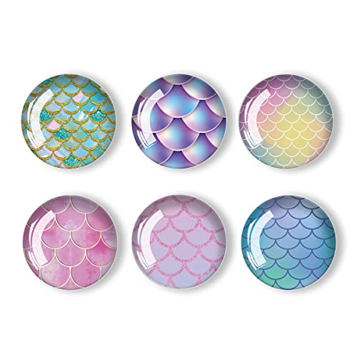 Imanes decorativos redondos de vidrio para refrigerador, pack 12 miniatura 2