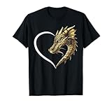 Dragon Shirts For Women Girls Kids Heart Cute Dragon T-Shirt