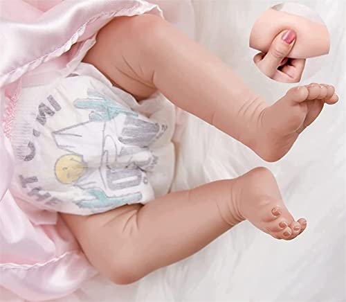 Reborn Baby realista,Bebê Reborn menina realista de silicone,com caixa de presente muñeco genitales
