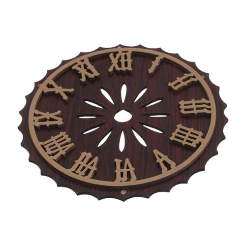 Dial Práctico para Reloj de Pared Vintage con Acabado Detallado de Números Romanos 2