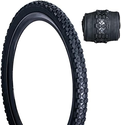 Bike Tire,26"x 2.125" Folding Bicycle Replacement Tires for Beach Cruiser Commuter Bikes -Black