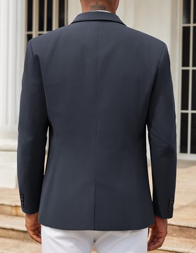 COOFANDY Men's Casual Blazers Sport Coats Slim Fit Cotton Sport Jackets 1 Button Lightweight Suit Jackets3