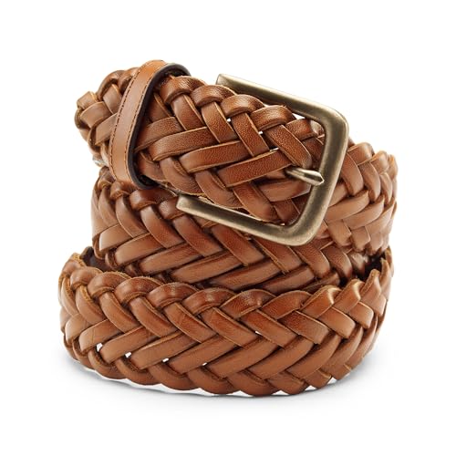 Lands' End Men's Leather Braid Belt